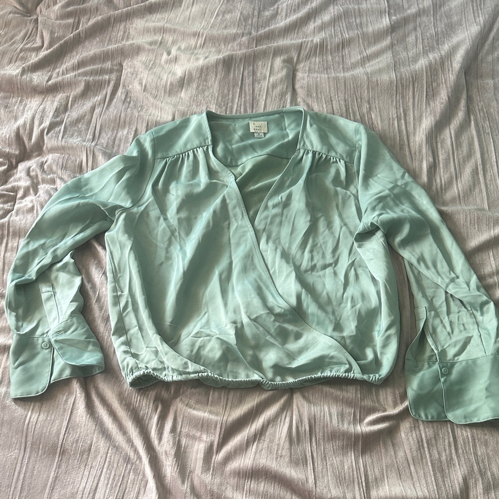 a new day Mint Green Women's Blouse